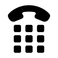 Phone Dialer glyph icon
