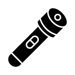 Flashlight glyph icon