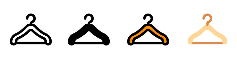 Editable clothe hanger vector icon. Clothing, fashion, apparel. Part of a big icon set family. Perfect for web and app interfaces, presentations, infographics, etc