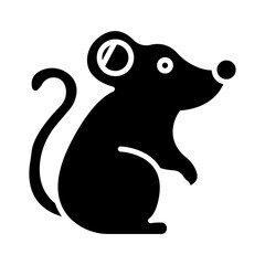 Rat glyph icon