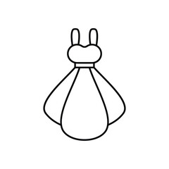 Dress vector icon