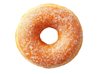 a donut with sugar on it