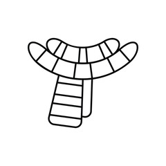Scarf vector icon