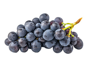 a close up of a bunch of grapes