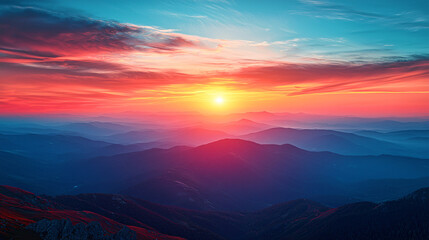 Stunning HD Sunset Landscape Background – Perfect for Desktop and Nature Wallpapers