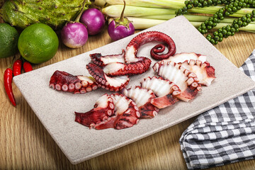 Jamanese cuisine - sashimi with octopus
