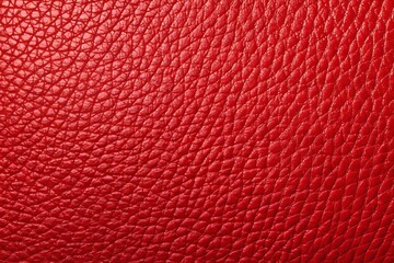 Fototapeta premium Glossy Red Leather Texture Isolated on White Background for Design, Fashion, and Creative Projects
