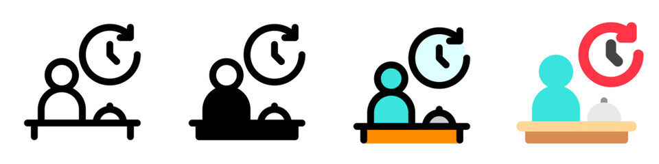 Editable receptionist vector icon. Part of a big icon set family. Perfect for web and app interfaces, presentations, infographics, etc