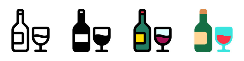 Editable wine vector icon. Part of a big icon set family. Perfect for web and app interfaces, presentations, infographics, etc