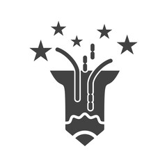 Soft Skills Glyph illustration