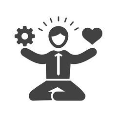 Soft Skills Glyph illustration