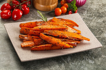 Baked batat with with spices