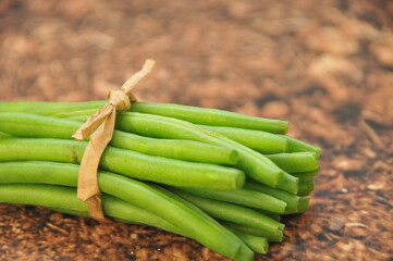 Fagot de Haricots verts extra fin équeutés