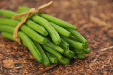 Fagot de Haricots verts extra fin équeutés
