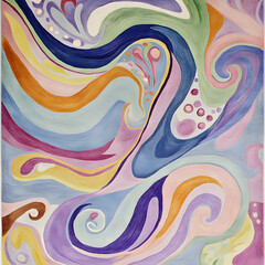 Hand-drawn 2D Doodle Tile and Carpet Patterns with White Borders &ndash; Geometric, Floral, and Abstract Designs