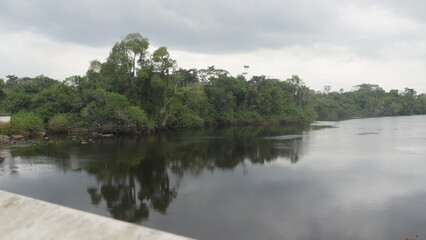 Río Wele en Niefang Guinea Ecuatorial