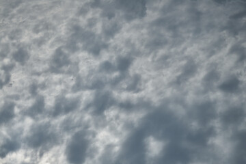 Gray clouds covered the sky, close-up, blurred focus, blur.