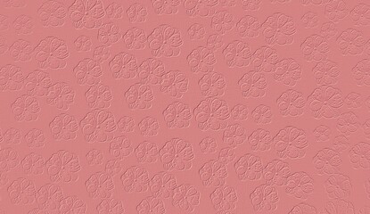 Embossed pink flower  texture abstract background for paper texture wallpaper and card 