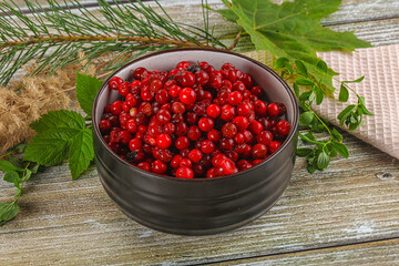 Natural organic wild forwst lingonberry