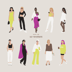 Set of vector ribbons for design