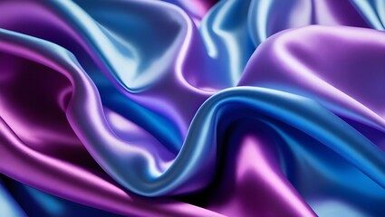 Obraz premium Flying Colorful Silk Fabric, Waving Satin Cloth Isolated on Transparent PNG Background, Generative AI