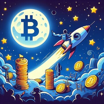 At&eacute; ao topo  da bitcoin