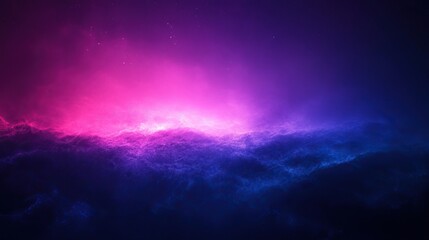 Fototapeta premium A vibrant display of colors blending in the night sky, showcasing the beauty of nature's nighttime canvas.