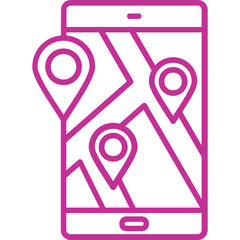 Navigation Vector Icon Design