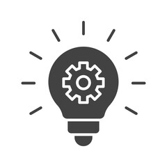 Entrepreneurship Glyph illustration