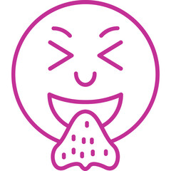 Vomit Vector Icon Design