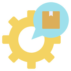 Service Center Icon Flat Icon