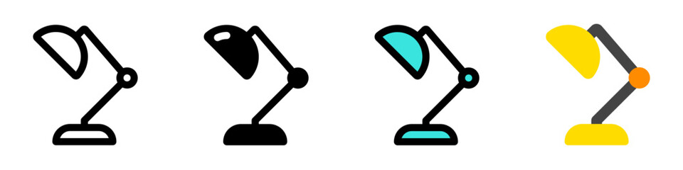 Editable table lamp vector icon. Part of a big icon set family. Perfect for web and app interfaces, presentations, infographics, etc