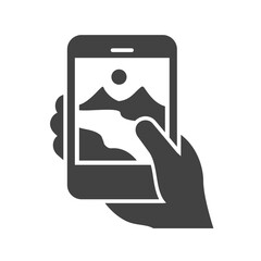 Hand Actions Glyph illustration