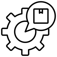 Service Center Icon Outline Icon
