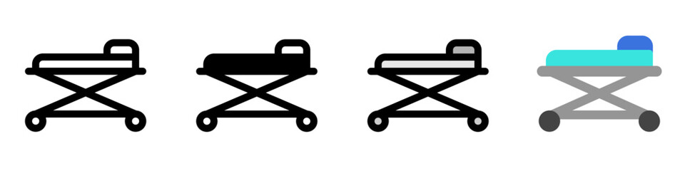 Editable stretcher vector icon. Part of a big icon set family. Perfect for web and app interfaces, presentations, infographics, etc