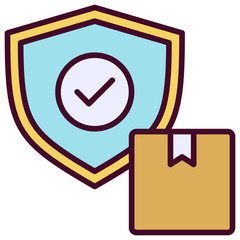 Secure Icon Outline Color Icon