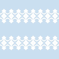 Fototapeta premium Background Motif Geometric Blue White. Texture Horizontal Line Wavy. Traditional Ethnic Royal Motif Illustration.