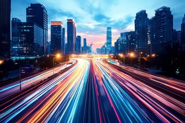 Fototapeta premium A company struggling to keep up with the rapid pace of technological change, representing the challenges of digital transformation