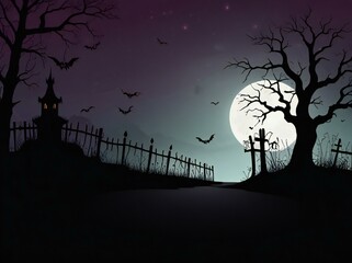 halloween landscape