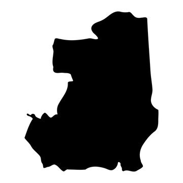 recommend clip art: Agago District map, administrative division of Uganda. Vector illustration.