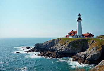 lighthouse on the coast