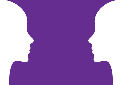 Mujer frente a mujer. Cara a cara en femenino