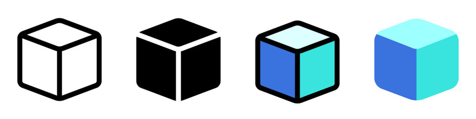 Editable cube vector icon. Part of a big icon set family. Perfect for web and app interfaces, presentations, infographics, etc