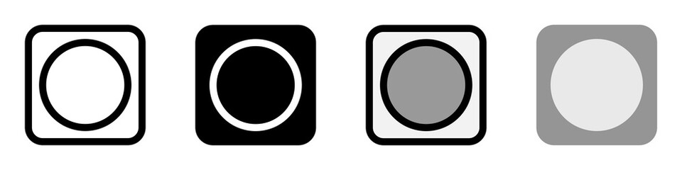 Obraz premium Editable vignette vector icon. Part of a big icon set family. Perfect for web and app interfaces, presentations, infographics, etc