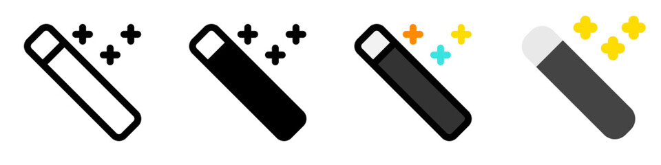 Editable magic wand vector icon. Part of a big icon set family. Perfect for web and app interfaces, presentations, infographics, etc