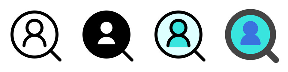 Editable headhunting, hiring, find people vector icon. Part of a big icon set family. Perfect for web and app interfaces, presentations, infographics, etc