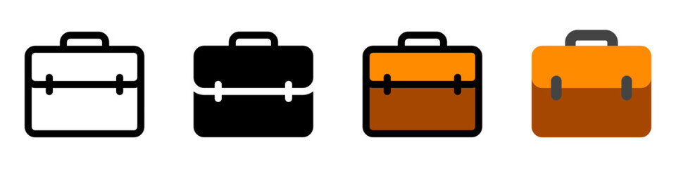 Editable briefcase, portfolio vector icon. Part of a big icon set family. Perfect for web and app interfaces, presentations, infographics, etc