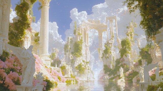 Heroes of Elysium - Basking in Eternal Bliss Among Lush Paradise, Flowers, and Music