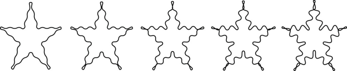 Different combinations of the geometric shape rectangle are in sets