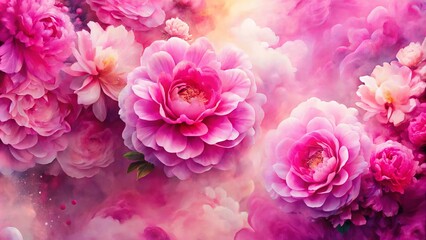 Fototapeta premium Lively pink backdrop perfect for innovative projects, presentations, and fashion-related designs, adding a touch of